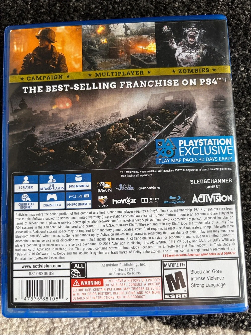 Activision authentic call
