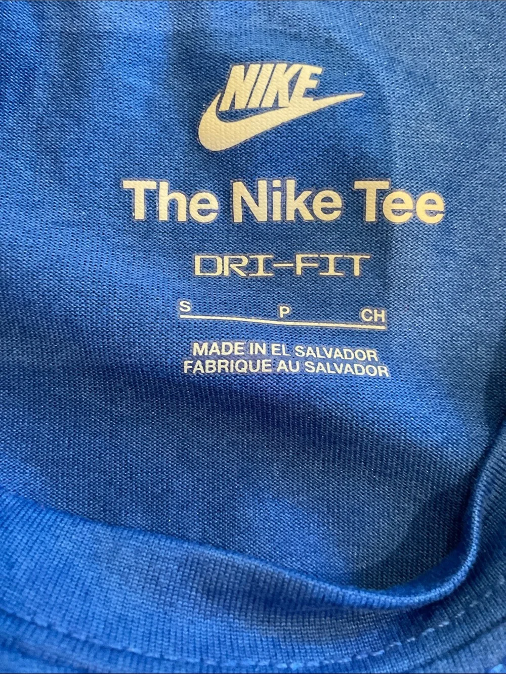Nike short size
