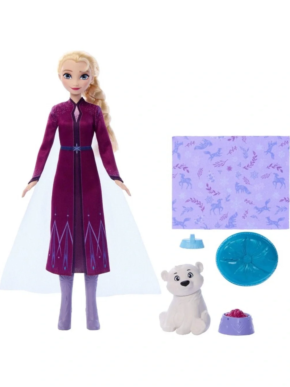Disney Frozen Elsa Doll and Polar Cub Figure