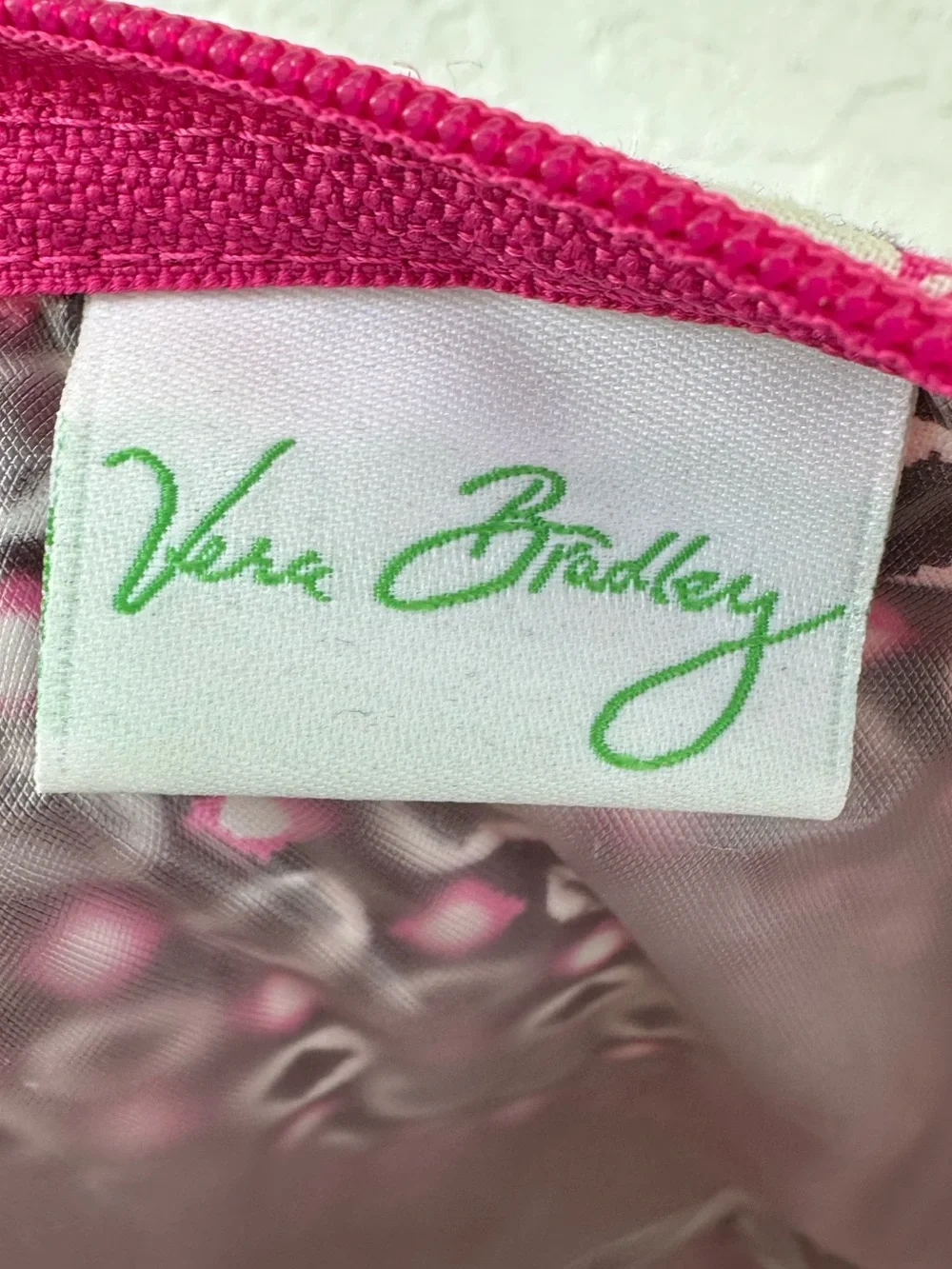 Vera Bradley interior plastic