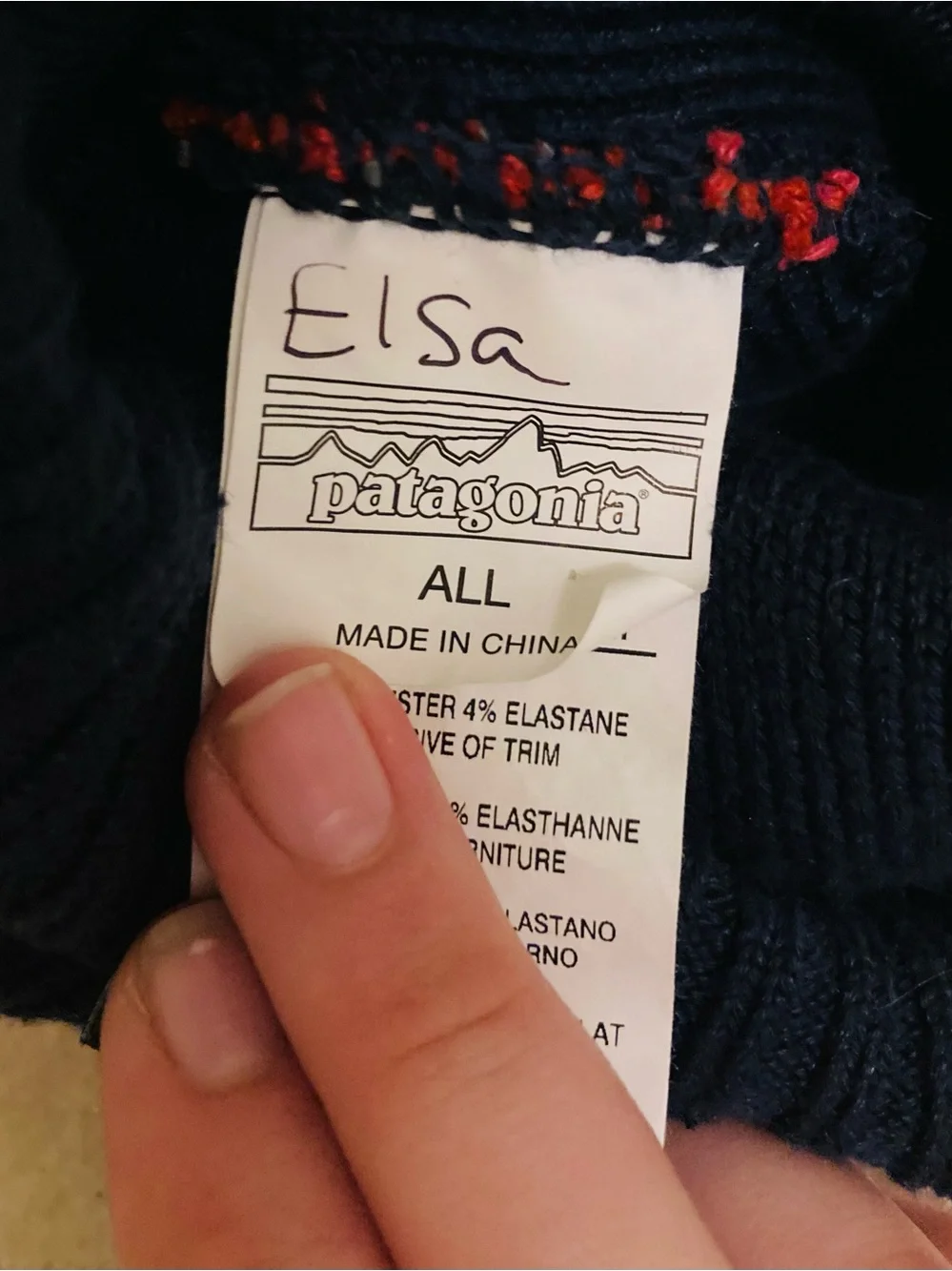 Patagonia Color Block Beanie