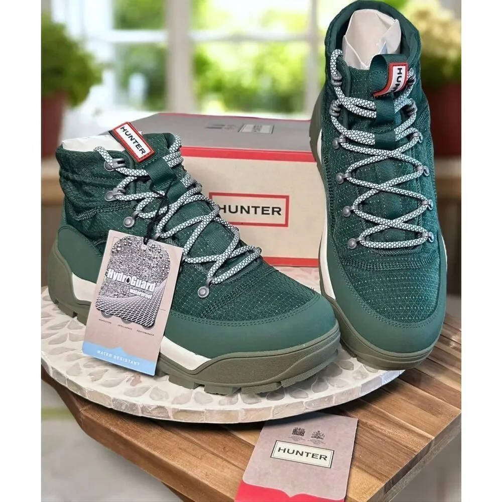Hunter Travel Explorer Boot Thicket Green Waterproof Hiking Outdoor Men’s 11 EU