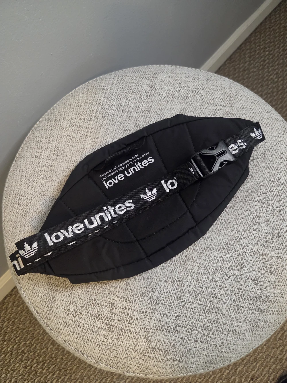 adidas black waist