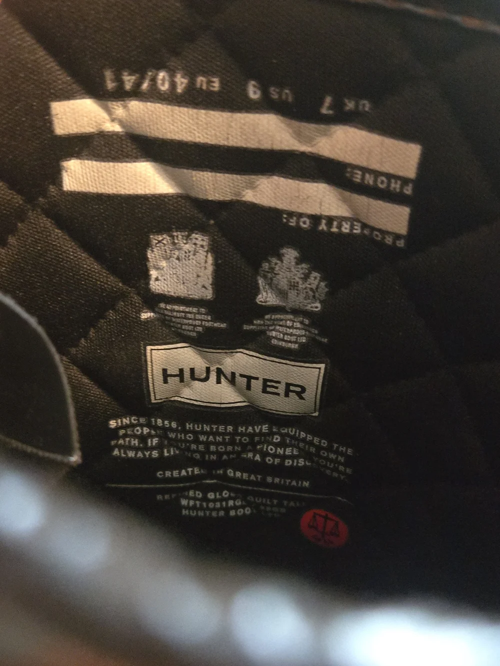 Hunter size excellent