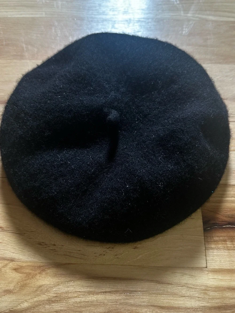 Classic Black Wool Beret - Women's Fashion Hat