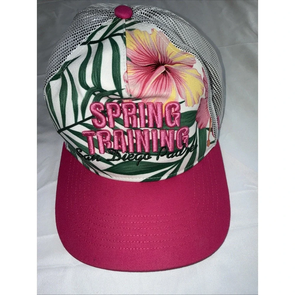 NWOT San Diego Padres Spring Training Tropical/Flowers Hat For Women 47 Brand