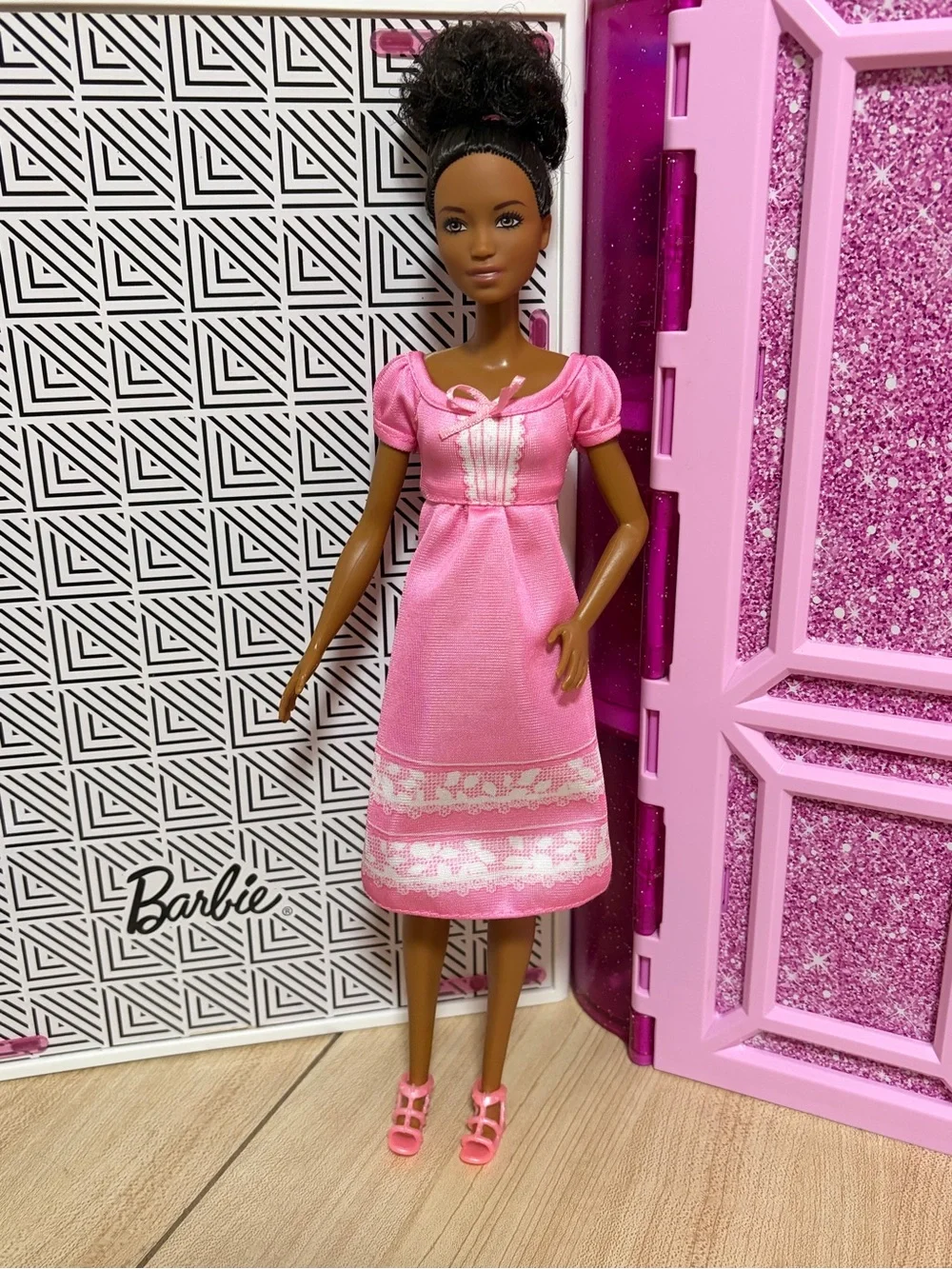 Barbie doll wearing