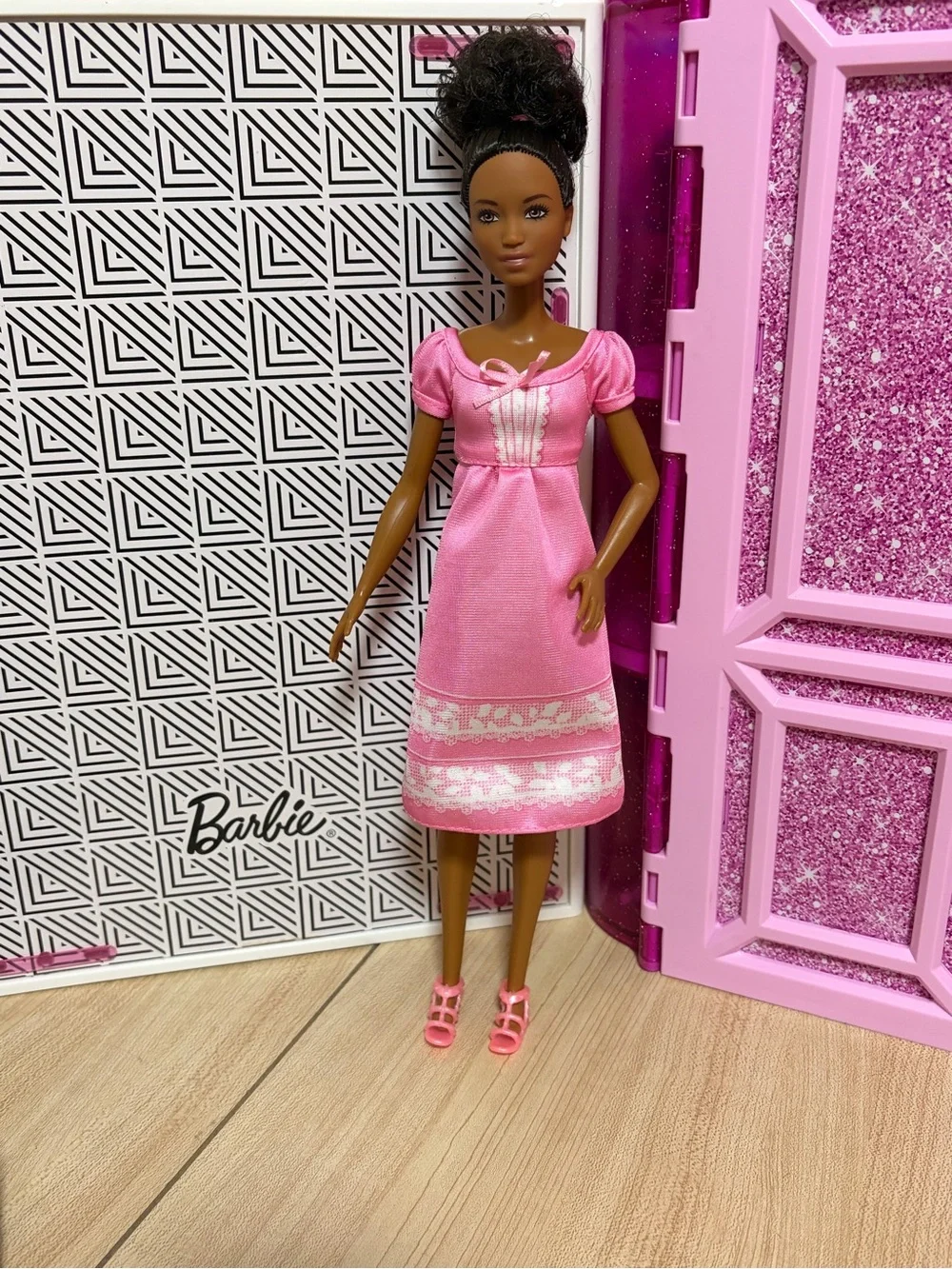 Barbie doll wearing