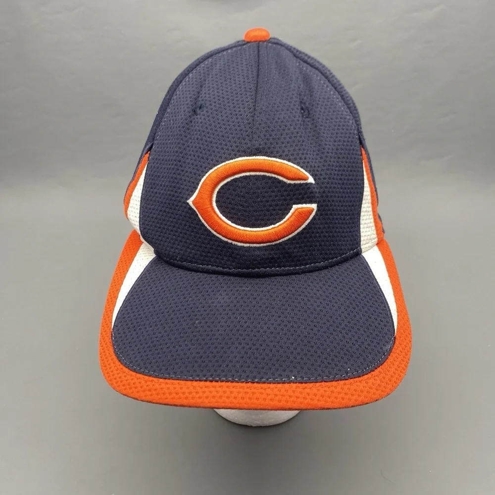 Chicago Bears Era Navy 39Thirty Adjustable Cap Hat Size Small/ Medium Fit Flex