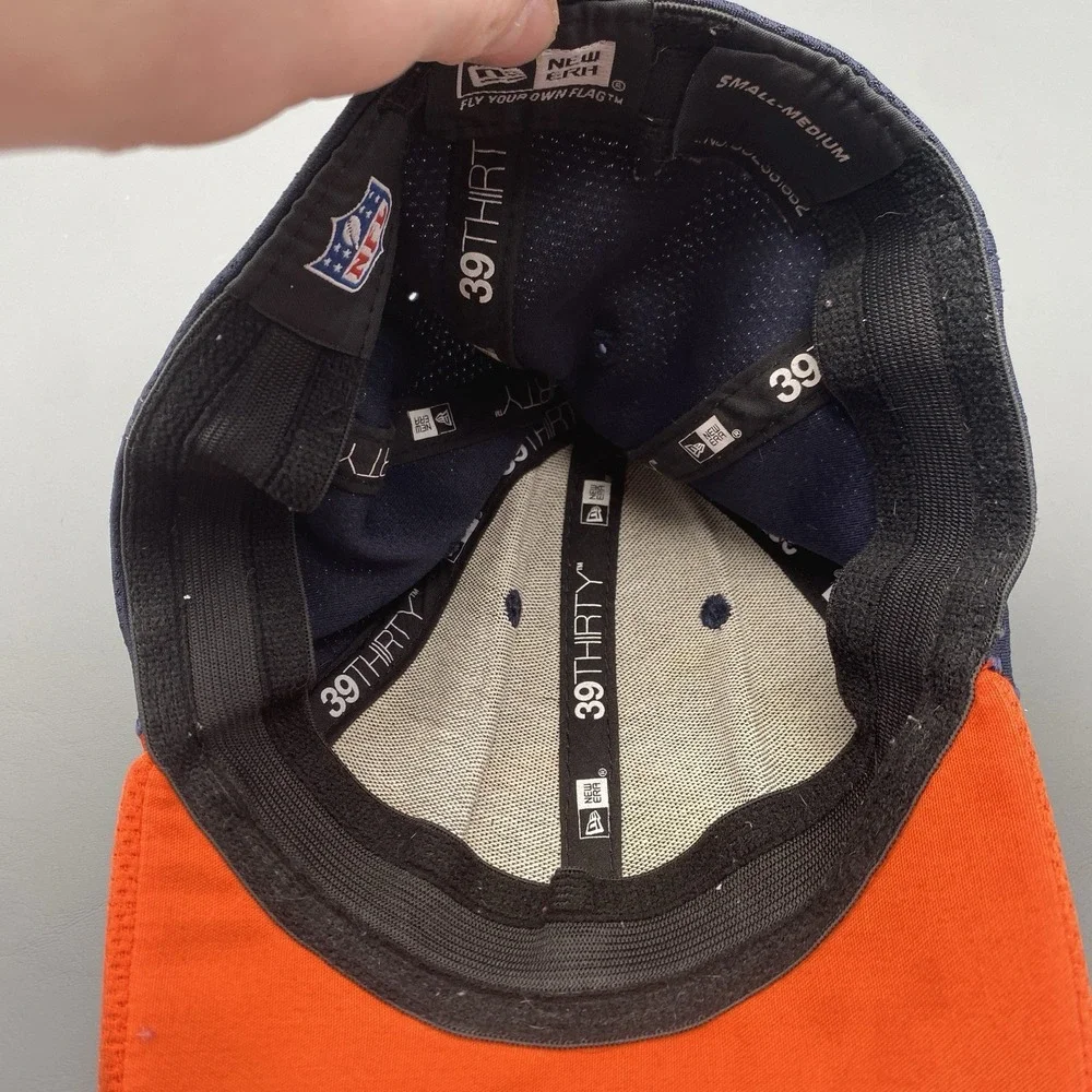 Chicago Bears Era Navy 39Thirty Adjustable Cap Hat Size Small/ Medium Fit Flex