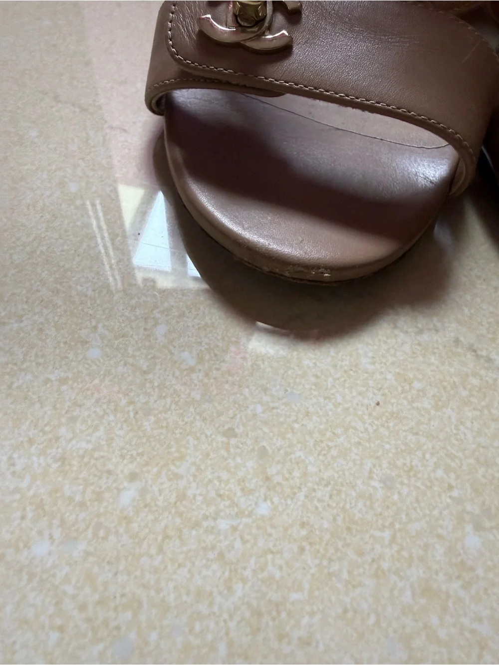 CHANEL slingback sandals