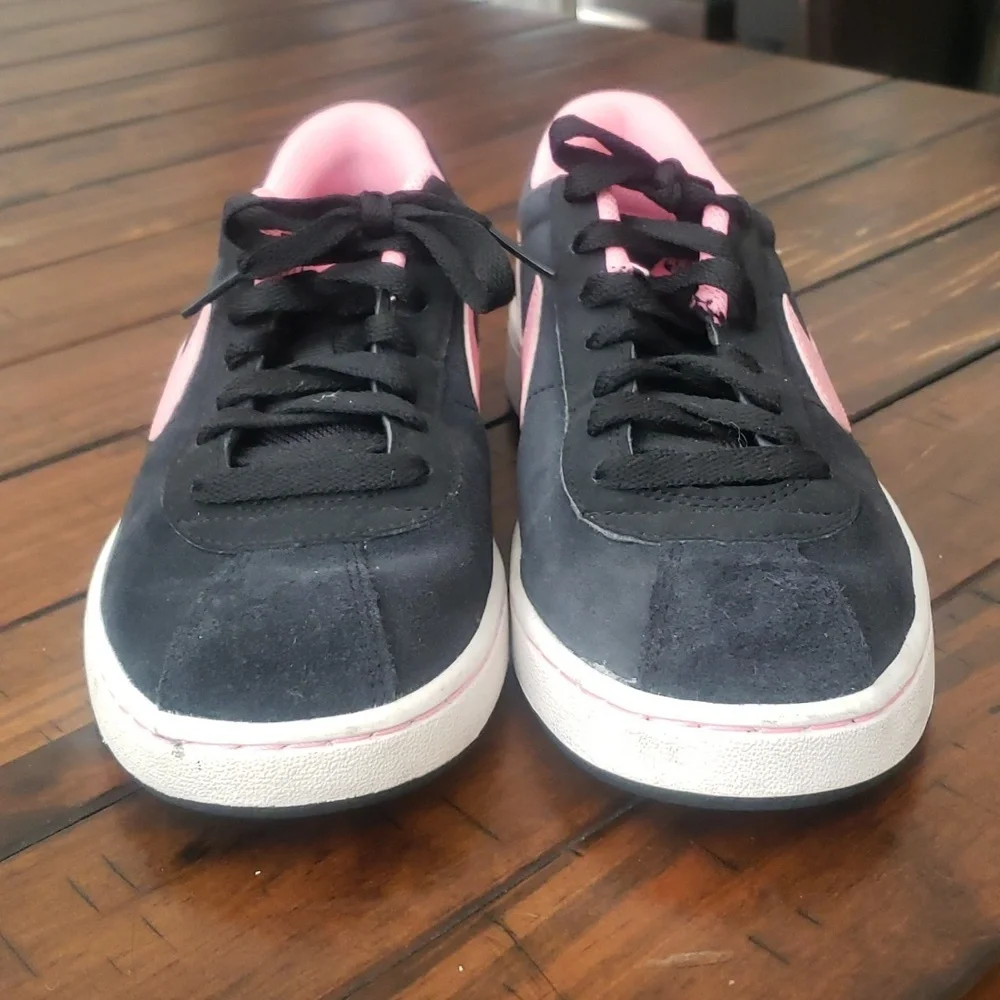 Nike black suede