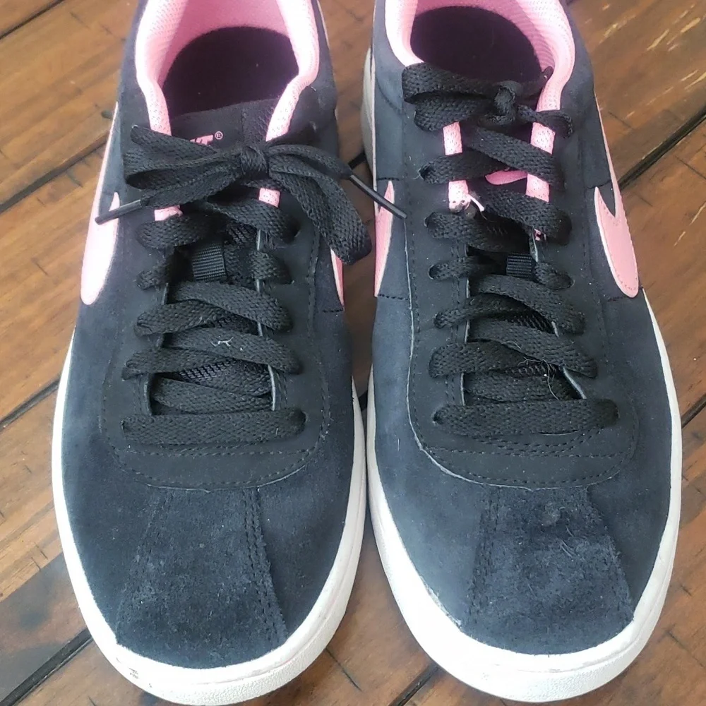 Nike black suede