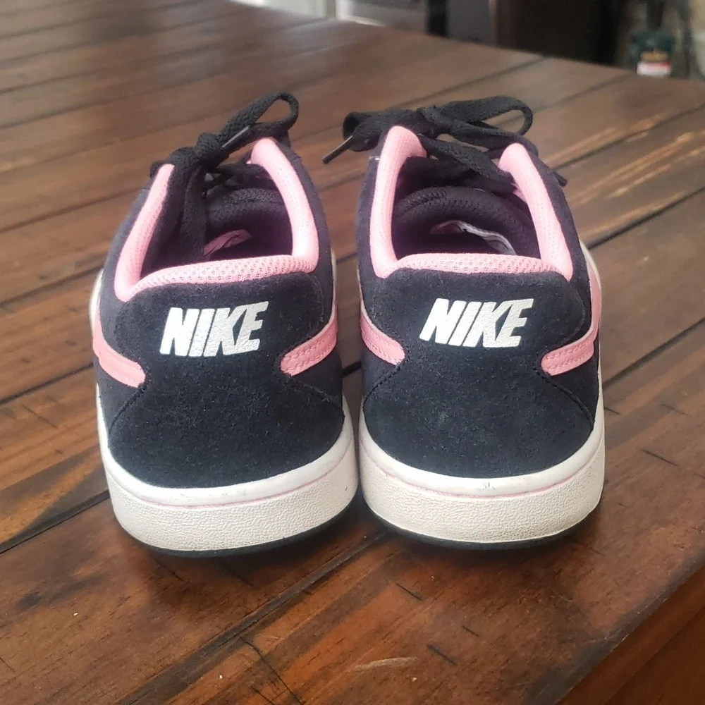 Nike black suede