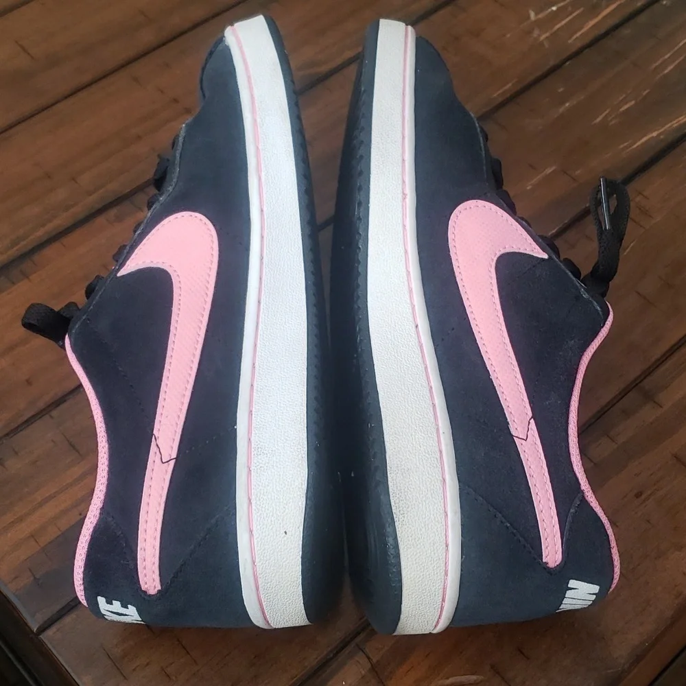 Nike black suede