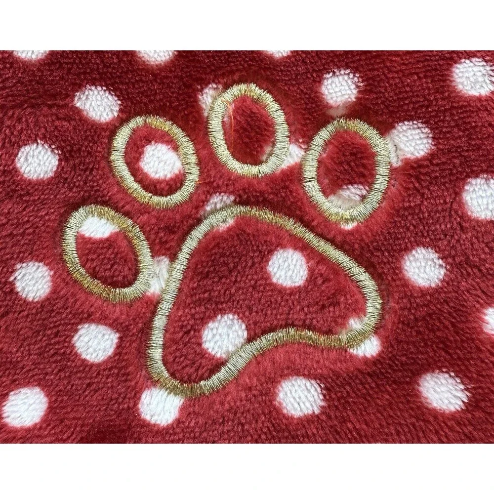 Unbranded white dog embroidered