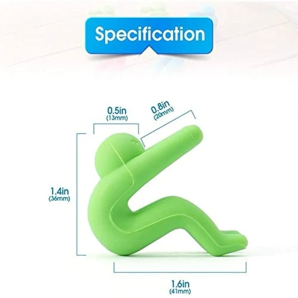 Spill Stopper 4 Pack Creative Silicone Cooking Tool Lid Spill Stopper Pink/Green