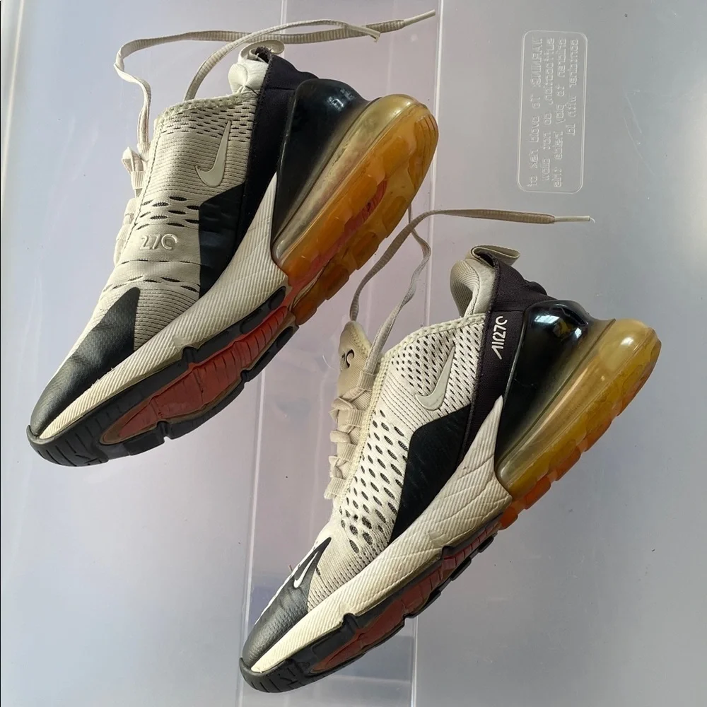 Nike Air Zoom Sneakers in Beige and Black size 5.5