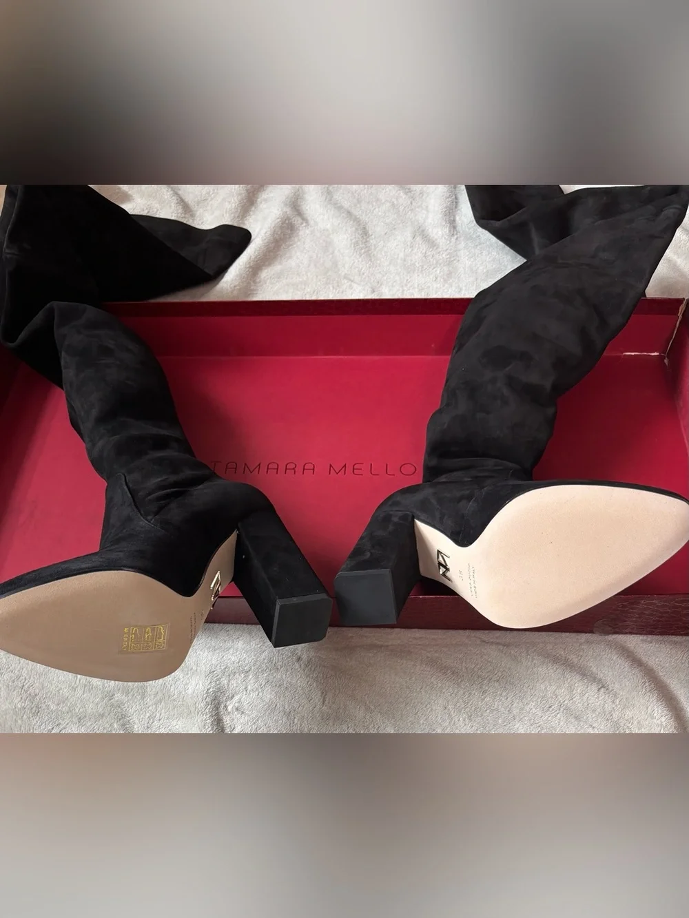 Tamara Mellon genuine leather or