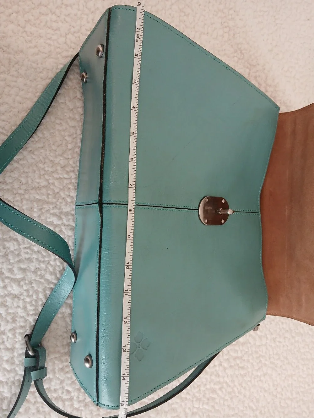 Patricia Nash Brailes Top Handle In Blue Grass