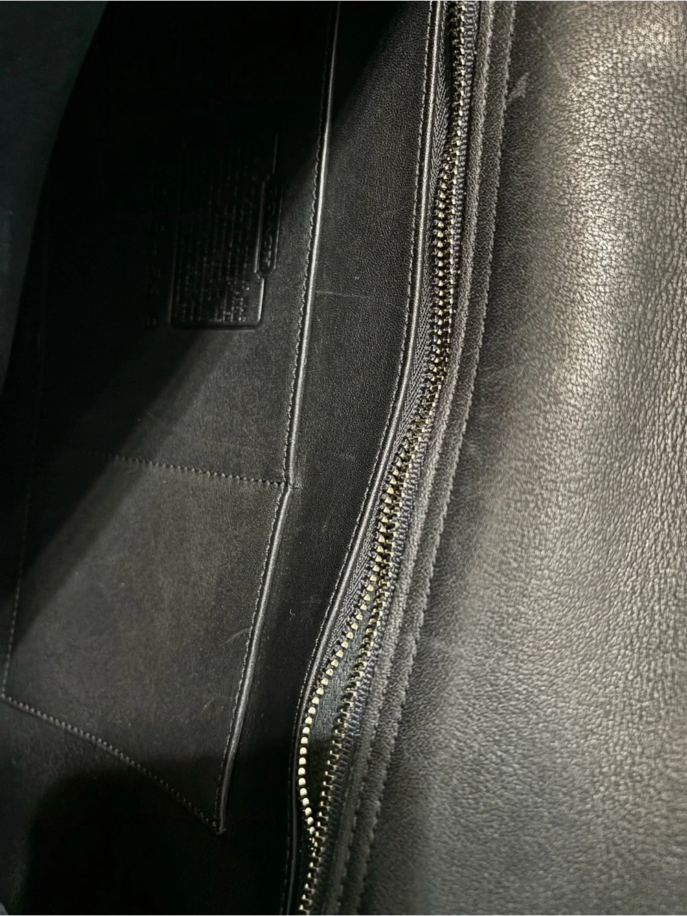 Vintage Coach Messenger Classic Black Leather  Briefcase - Premium Work Bag