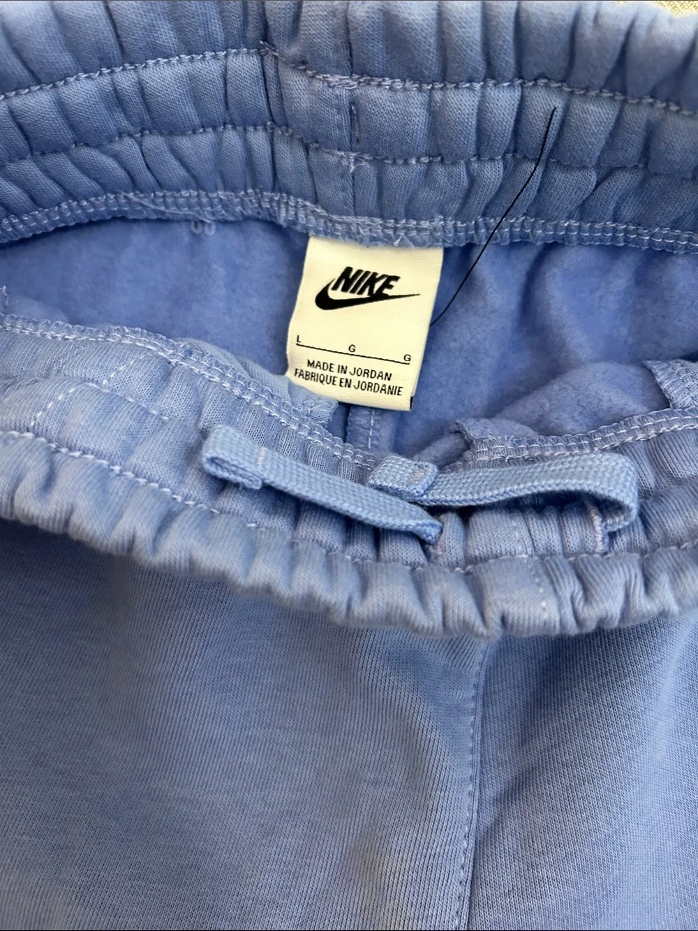 NWT Nike Kids Lavender Blue Fleece Joggers - soft - back to school - boys large