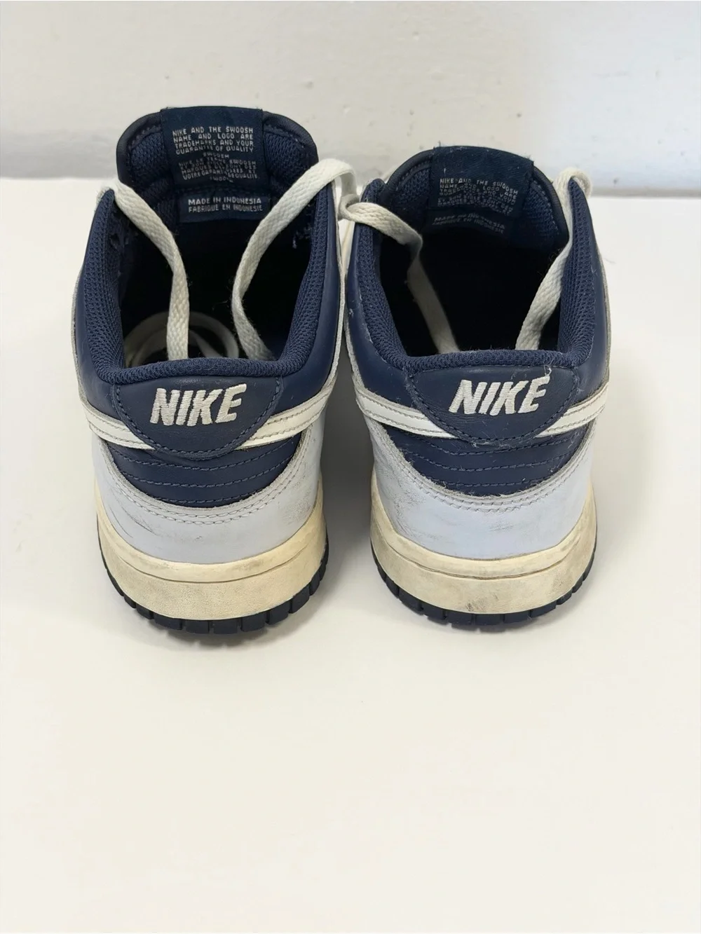 Nike Kids Navy and White Sneakers