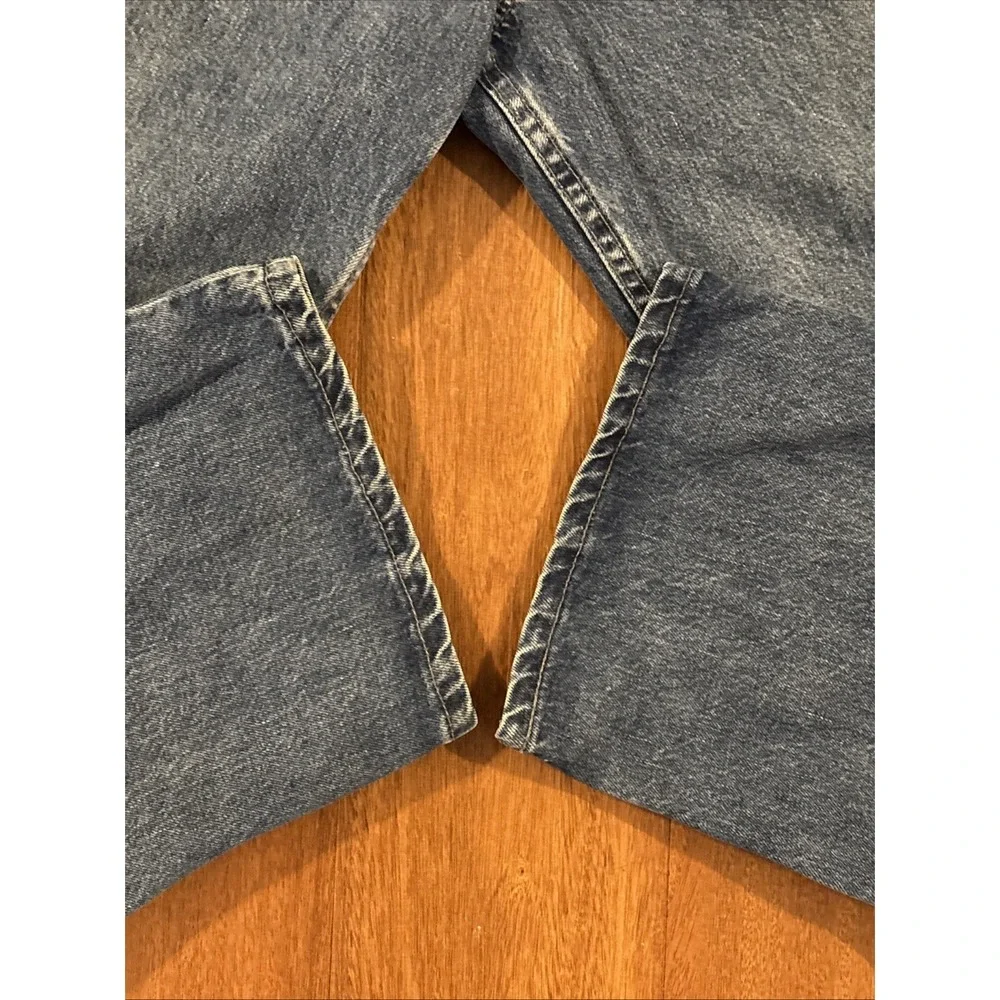 Vintage Levi's Silvertab Loose Fit Baggy Blue Denim Jeans 36x32 Made In USA