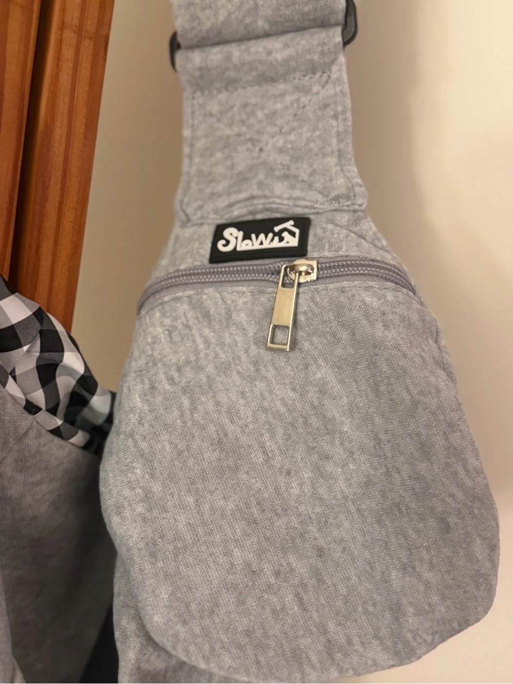 Pink and Gray Duo Pet Crossbody Carriers