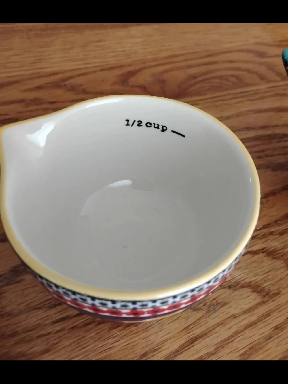 The Pioneer Woman Dazzling Dahlias ceramic measuring cups, 4 pc. nesting, floral
