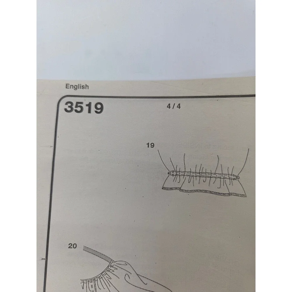 Simplicity 3519 Renaissance Pirate Poet Shirt Sewing Pattern XS-XL Unisex Cut XL