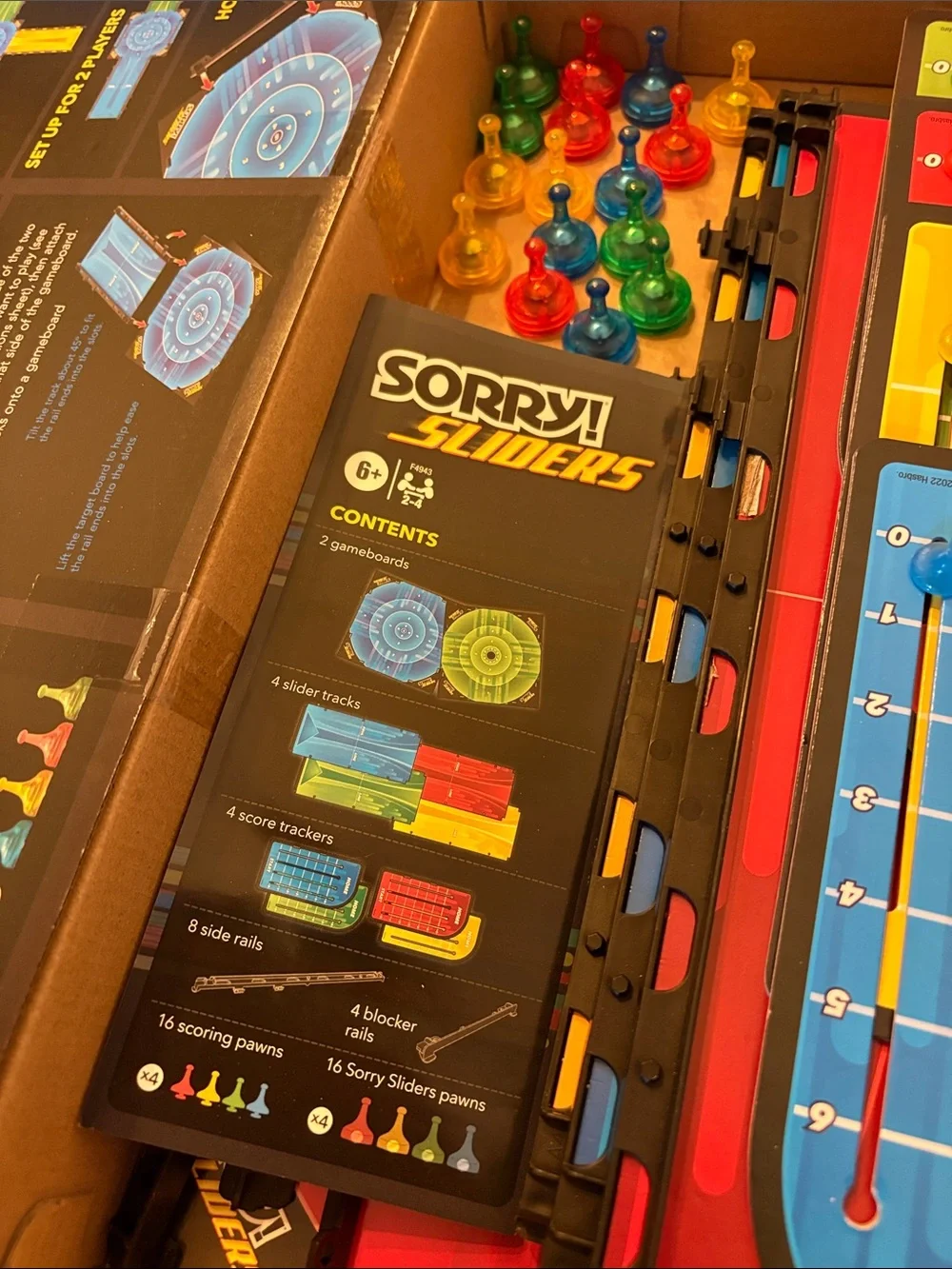Hasbro Sorry! Sliders Board Game and CLUE something’s fishy