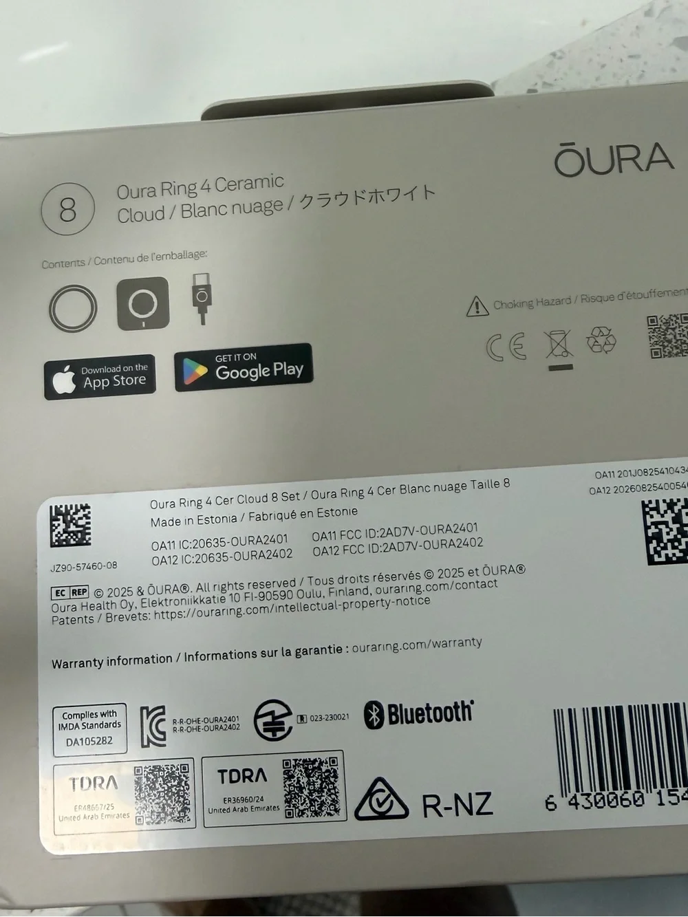 Oura ring ceramic