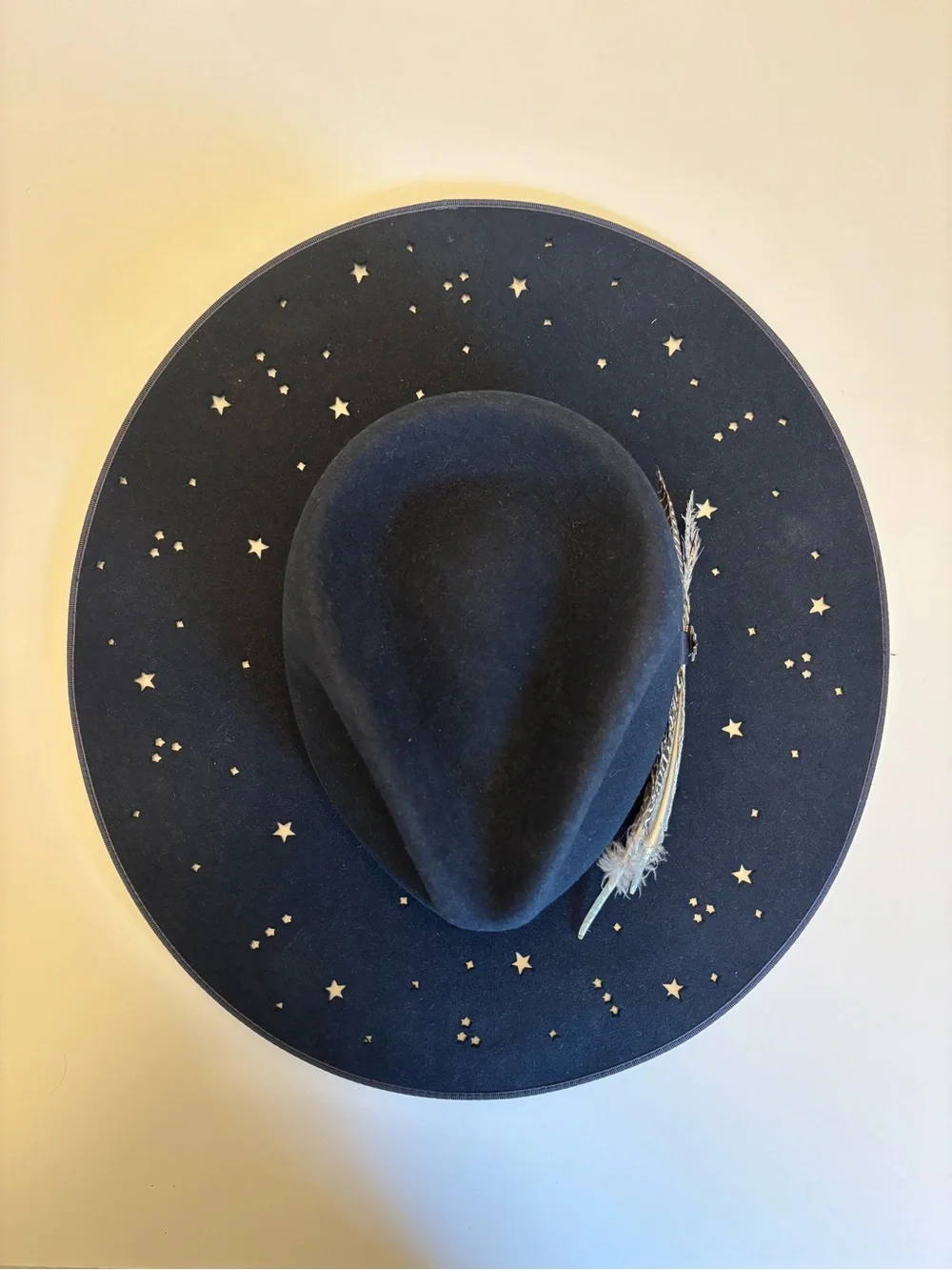 Stetson Night Sky Fedora Navy