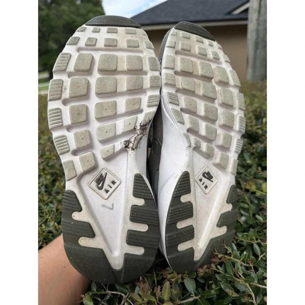 Nike Air Huarache Run Ultra SE Olive Green Shoes 6Y
