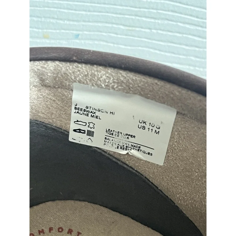 Clarks Stinson Hi Chukka Boots Brown Men's Size 11 Leather Shoes Wallabees‎