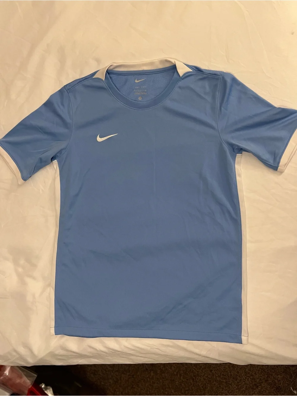 Nike Blue Dri-FIT Athletic Shirt with White Logo
