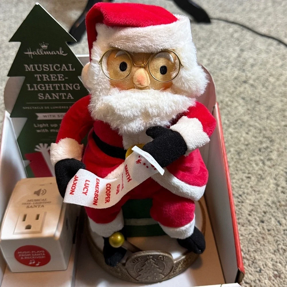 Hallmark red santa