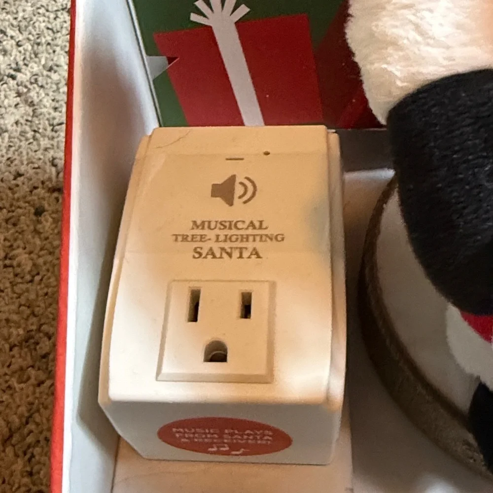 Hallmark red santa