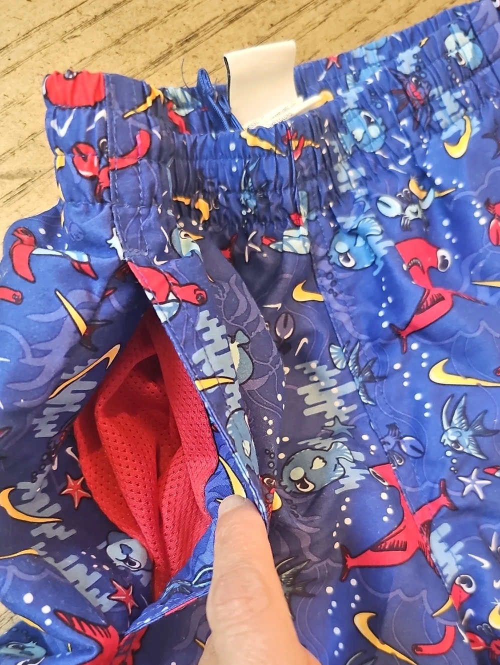 Nike swim trunks