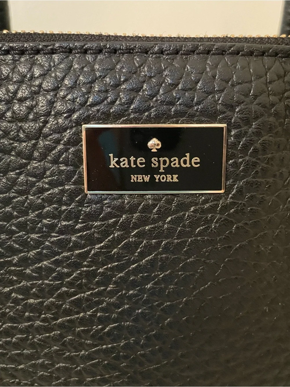 kate spade structured pebbled