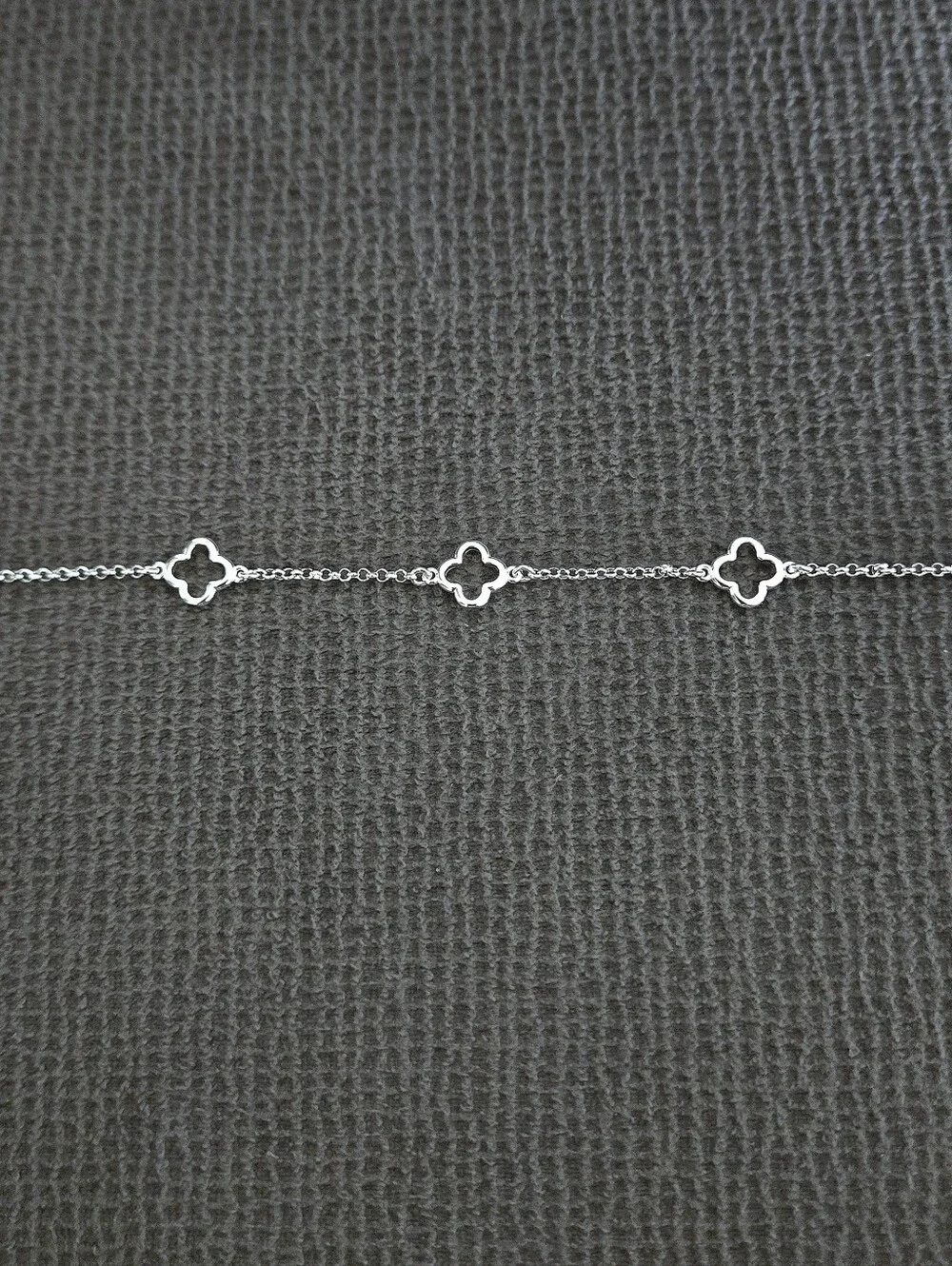 Mia Fiore Stationary Silver🤍 Open Clovers🍀 Necklace - NWT