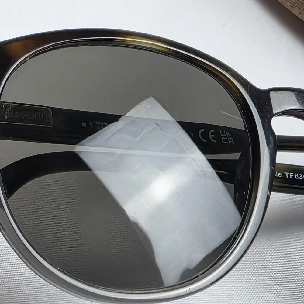 Tom Ford TF834 Dante 56A Sunglasses Mens 50-21-145 Brown Tortoise Gray Italy