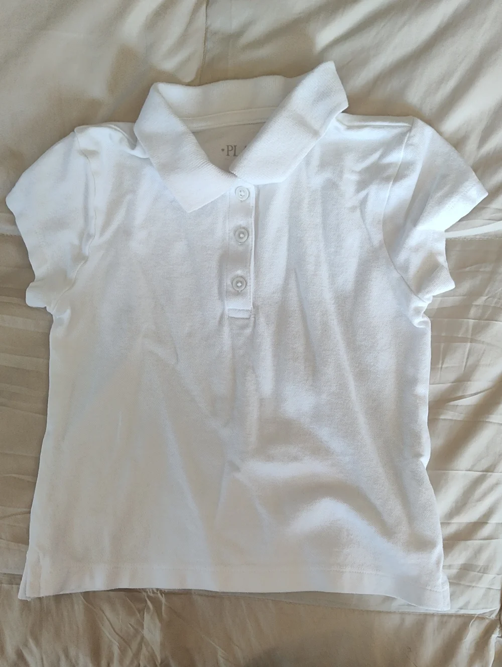 Place White Girls' Polo Shirt