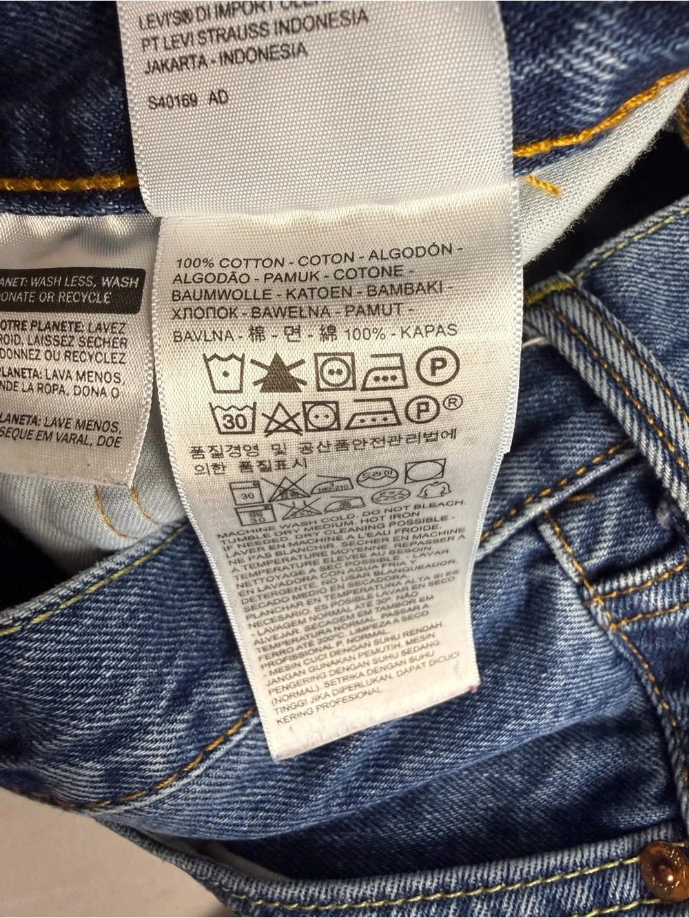 Levi's Straight Fit Blue Men's Jeans