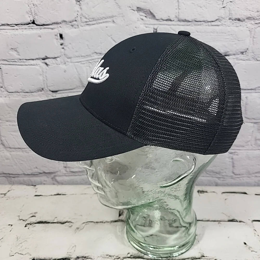 Adidas Aeroready Hat Mens Black One Size Snapback Ball Cap 100%‎ Cotton