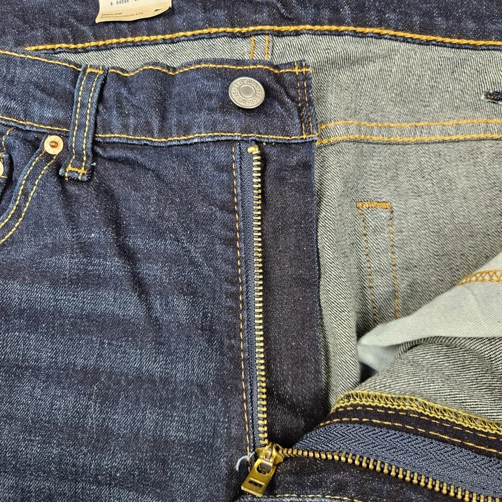 Levis 511 Slim Stretch Dark Wash Indigo Denim Jeans 36x30 045111390 Mens