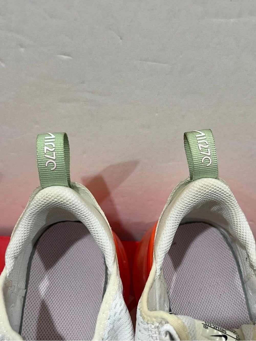 Nike, Girls, Air Max 270, 943345 113 , Pink & White Condition