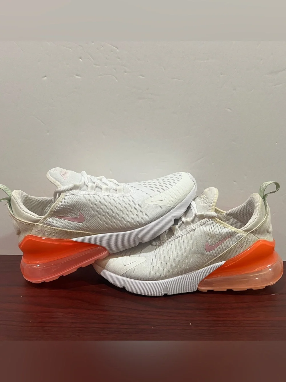 Nike, Girls, Air Max 270, 943345 113 , Pink & White Condition