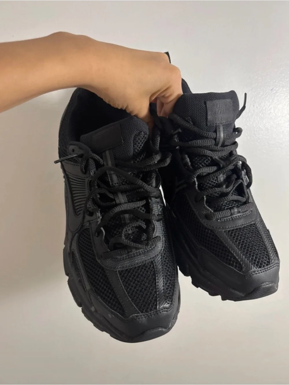 Nike Kids All-Black Mesh & Rubber Sneakers